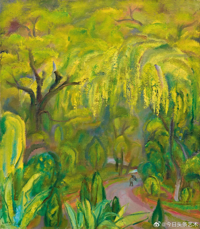 画家陈钧德风景油画