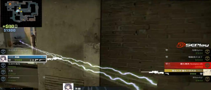 CSGO：用狙打出电击枪的效果？玩家：这个BUG有点意思