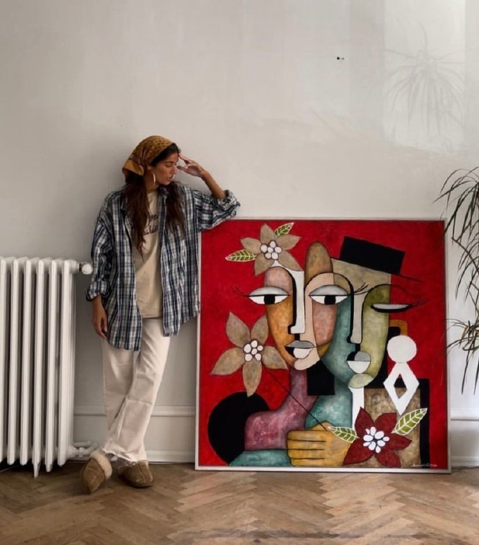 丹麦画家时尚博主慵懒随性拉美风情穿搭