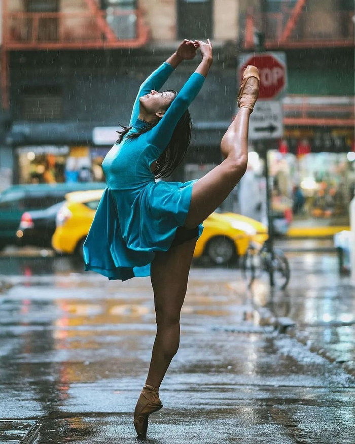 把芭蕾舞者,推到大街上,妙曼舞姿让人叹为观止|芭蕾舞|舞姿|罗伯斯