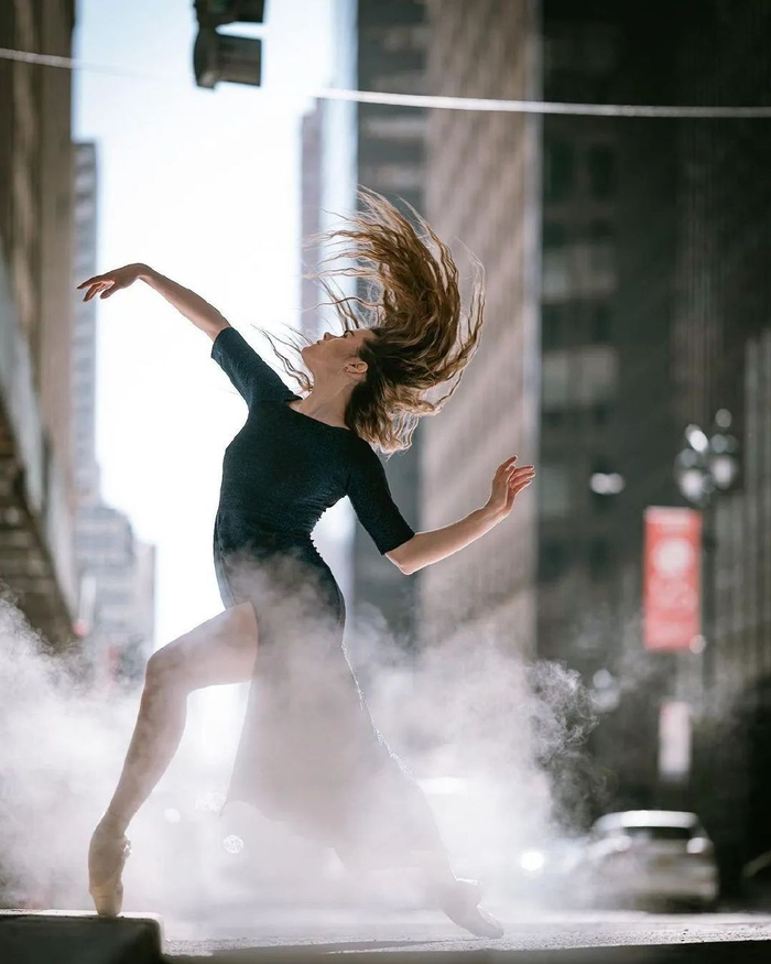 把芭蕾舞者,推到大街上,妙曼舞姿让人叹为观止|芭蕾舞|舞姿|罗伯斯