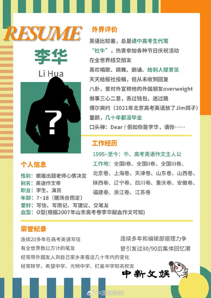 李华写了几十年的信,终于收到回信了|英语|高考|外国|笔友|中学_新浪新闻