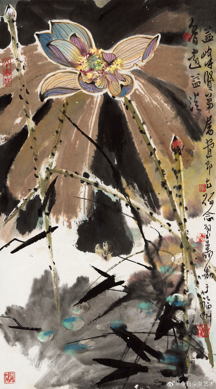 画家郑乃珖花鸟画