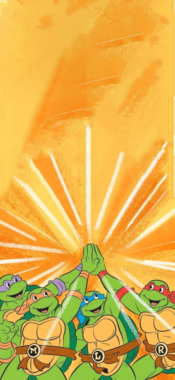 1987版《忍者神龟》竖屏手机壁纸|手机壁纸|忍者神龟_新浪新闻