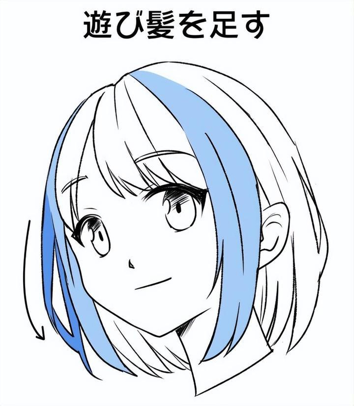 头发怎么画?简单详细的教程,一看就会!|头发|刘海|辅助线_新浪新闻