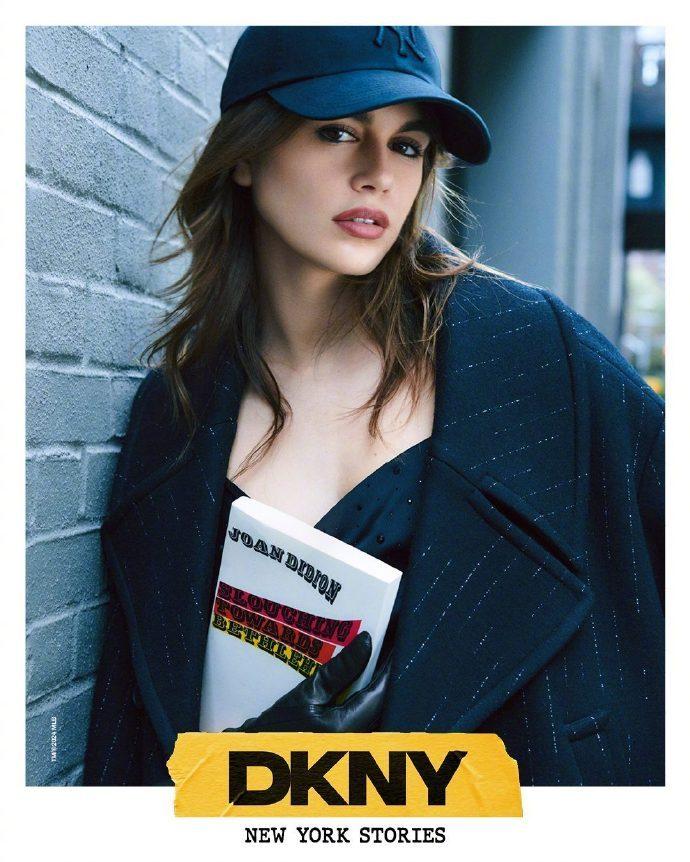 dkny f/w 2024 campaign 超模kaia gerber 连庄秋冬广告