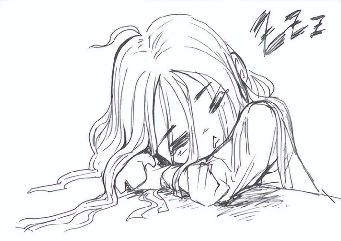 动漫人物头发绘画教程!