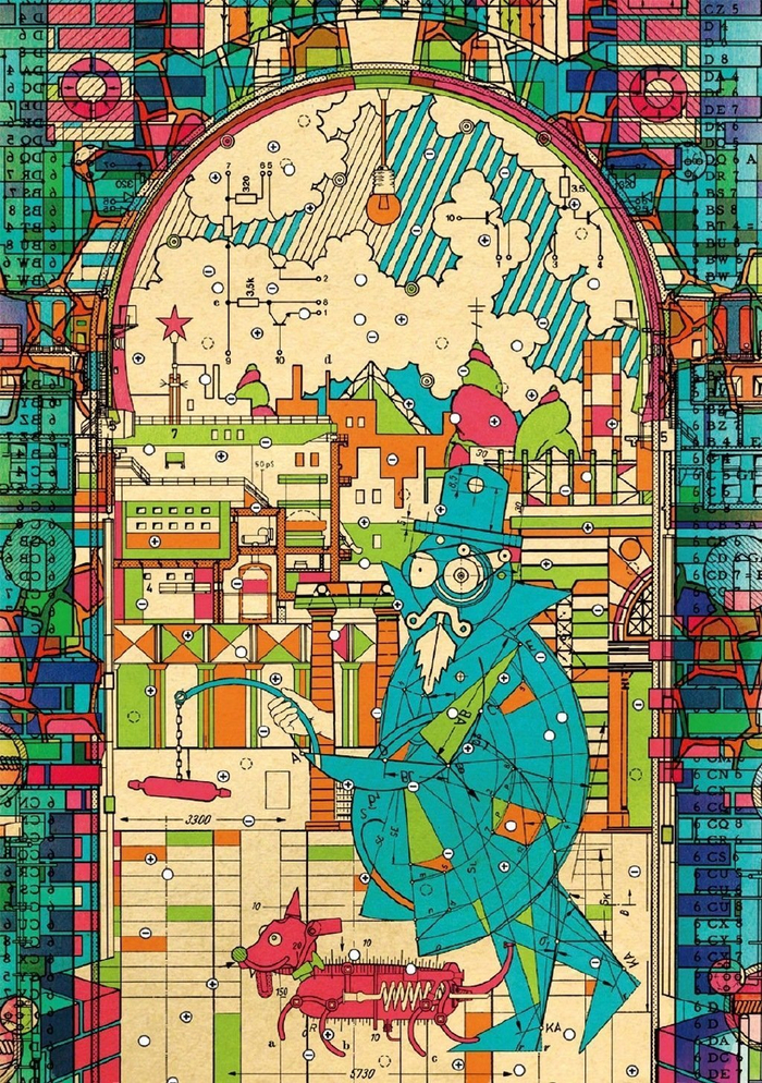 来自德国设计师 christian gralingen 画风丰富的绘画作品欣赏!