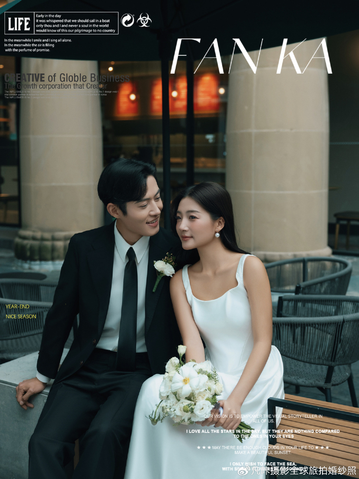 上海街拍婚纱照!