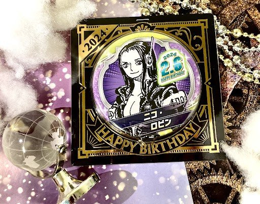 日本草帽商店今天罗宾生日大量周边商品上架销售