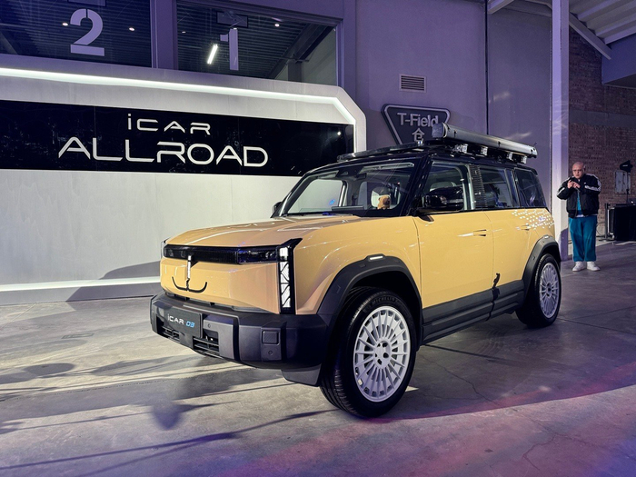 icar03奇瑞旗下新品首发年轻人的电动越野车