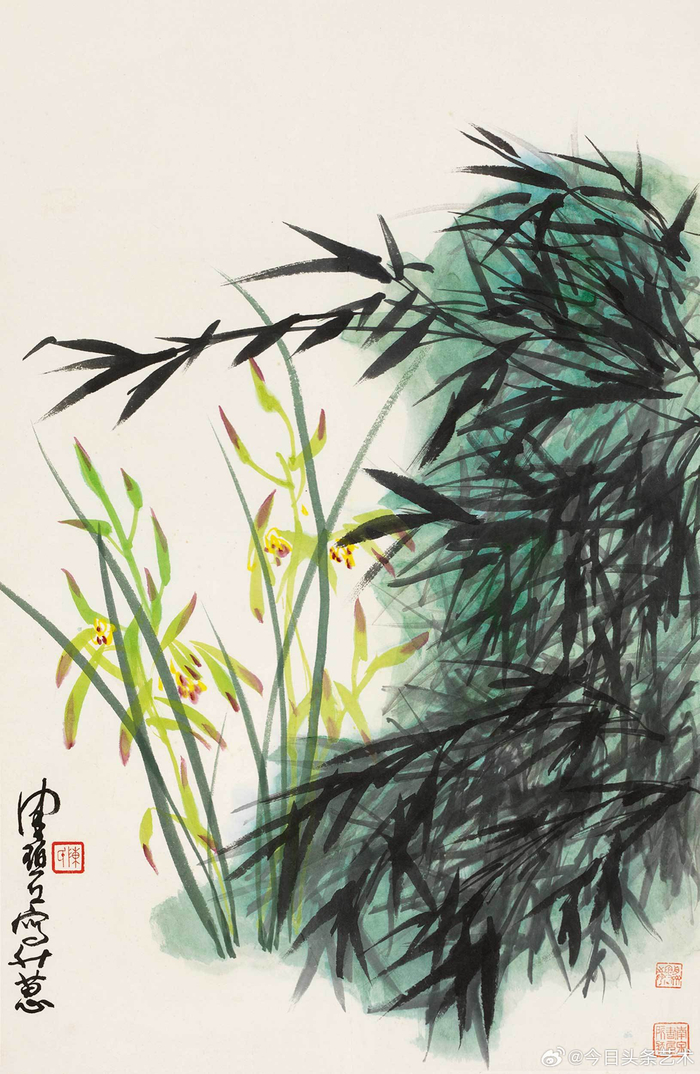 陈佩秋花鸟画