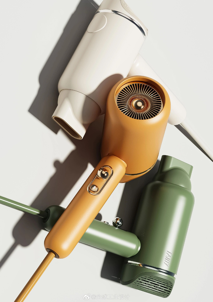 一组圆润有复古感的产品