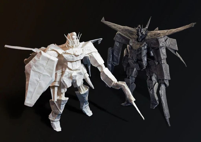 一张纸,不裁也不剪,折出逼真的关羽和兵马俑|折纸|克里斯|纸张_新浪