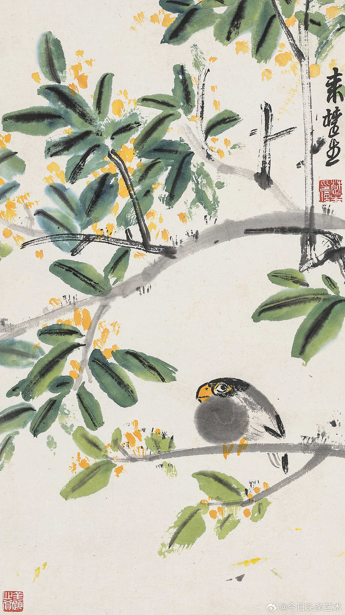 画家来楚生花鸟画