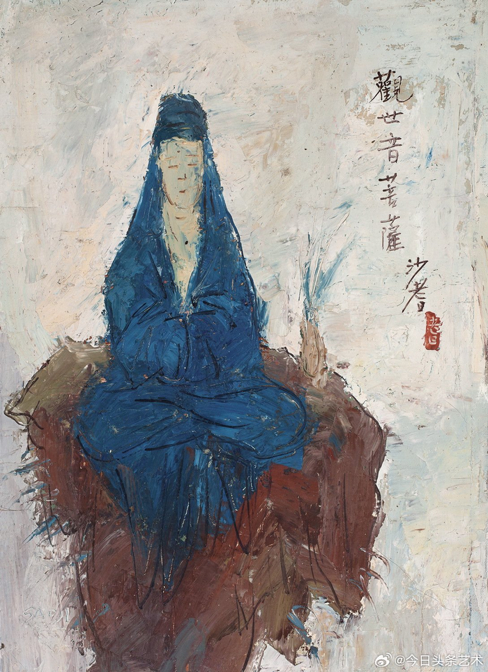 沙耆人物油画