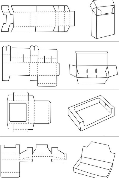 包装平面展开图干货留着备用
