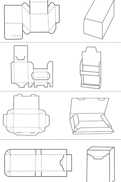 包装平面展开图干货留着备用