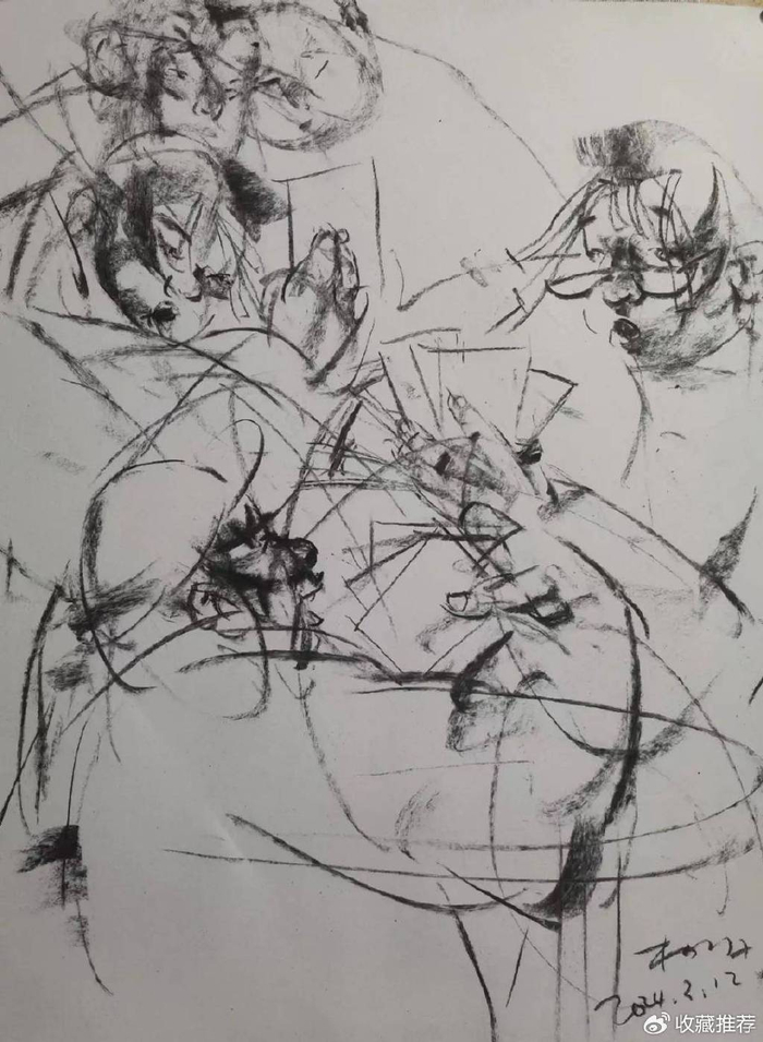 杨学军教授素描作品赏析(三)|烟火|记忆|杨学军_新浪新闻