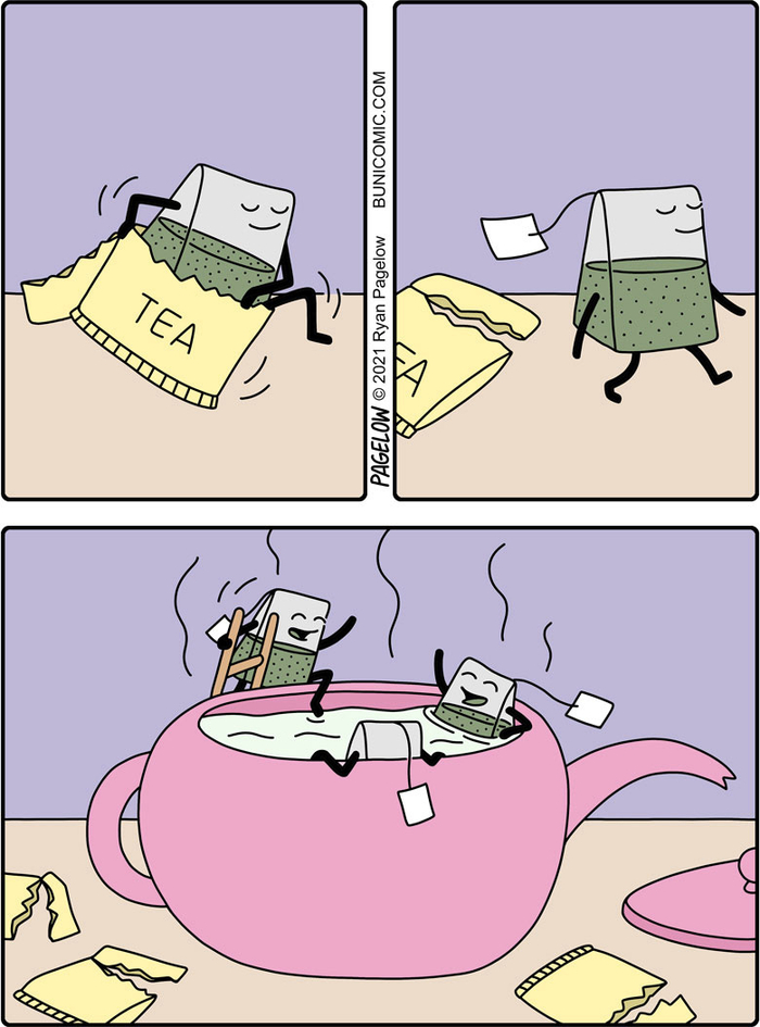 趣味加倍!20幅蠢萌兔子的日常漫画,让人笑出眼泪