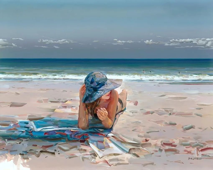 接下来,就让我们一起来欣赏一下约瑟夫·科特描绘的女性画作,相信这些