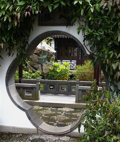 中国园林中的洞门