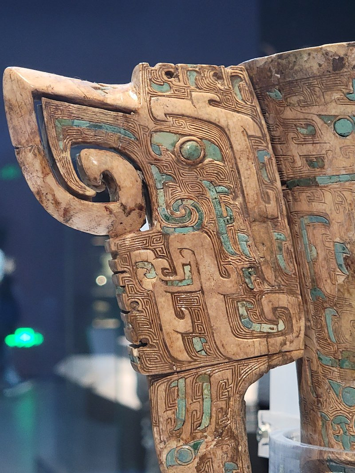 象牙杯:我知道我很火,我也知道你没看懂我|博物馆|象牙|面纹_新浪新闻