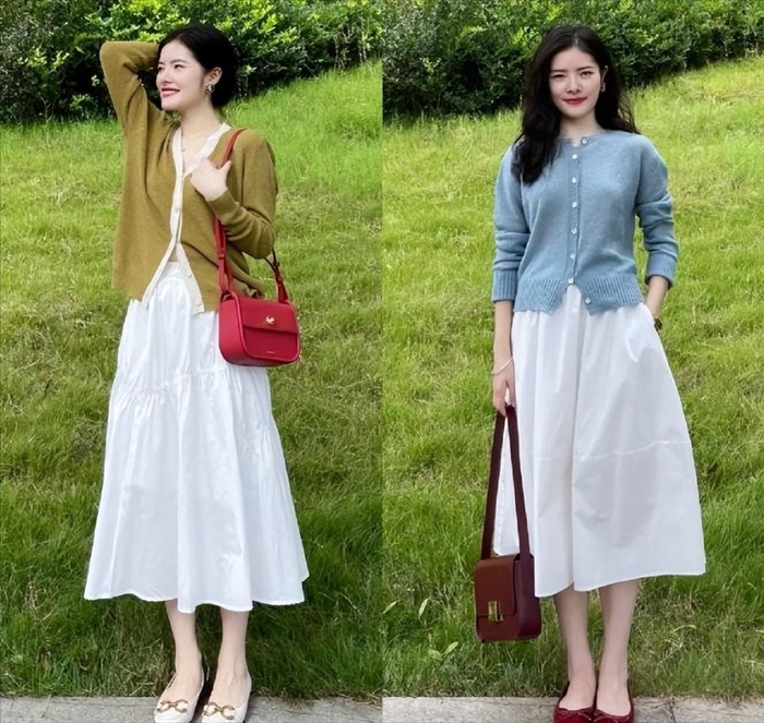 今春潮人都爱穿奶奶衫懒人裤最适合中年女人减龄又时髦