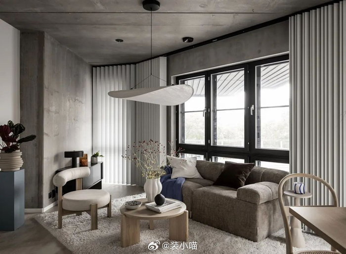 45㎡工业风小户型,在这个小的单卧室公寓里