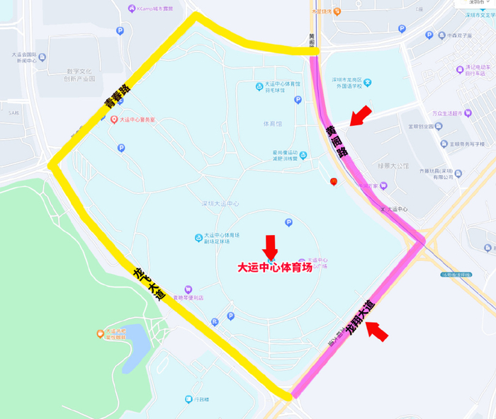 地铁出行#大运中心站地铁站疏散路线