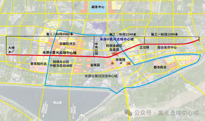 济南新旧动能转换起步区黄河大道二期工程施工预中标公示