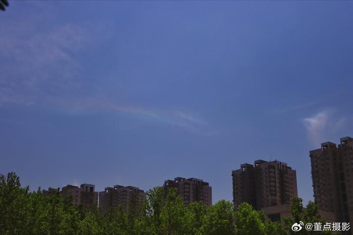 今日济南,太多美好!波状高积云,环地平弧,环天顶弧!