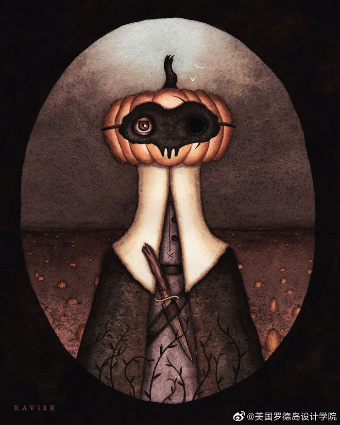 暗黑风插画,好酷