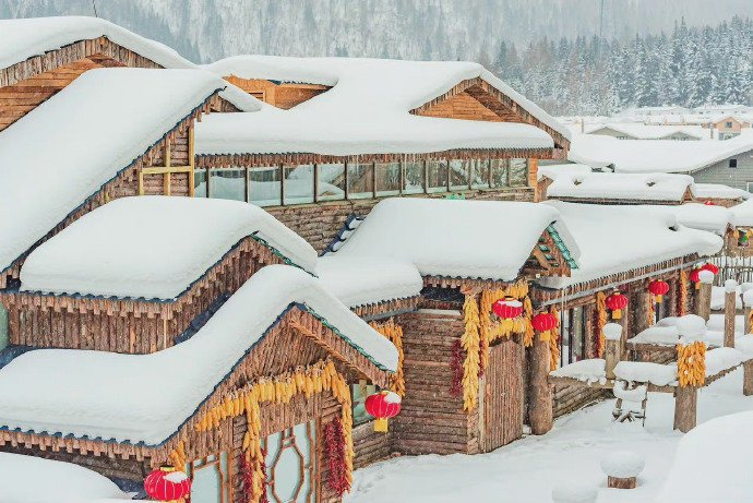 雪乡最迷人的不光是雪还有保留了东北农村的烟火气