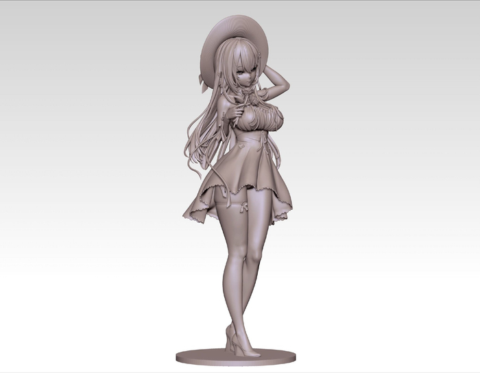 omaha 公布3335323134绘制原画制作的手办「manta」3dcg