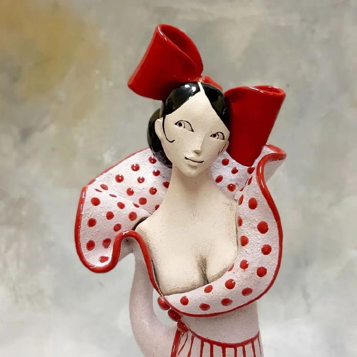 捷克粘土艺术家,打造连衣裙美女,异域风满满|捷克|凯特琳娜|异域_新浪