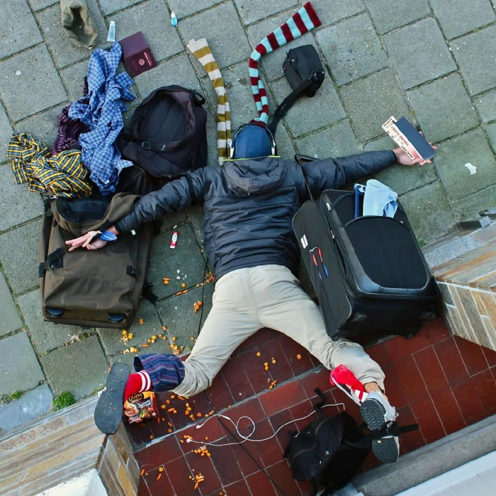 摔得四仰八叉,这些成年人趴在地上,却让人笑不出来|摔跤|摄影|成年人