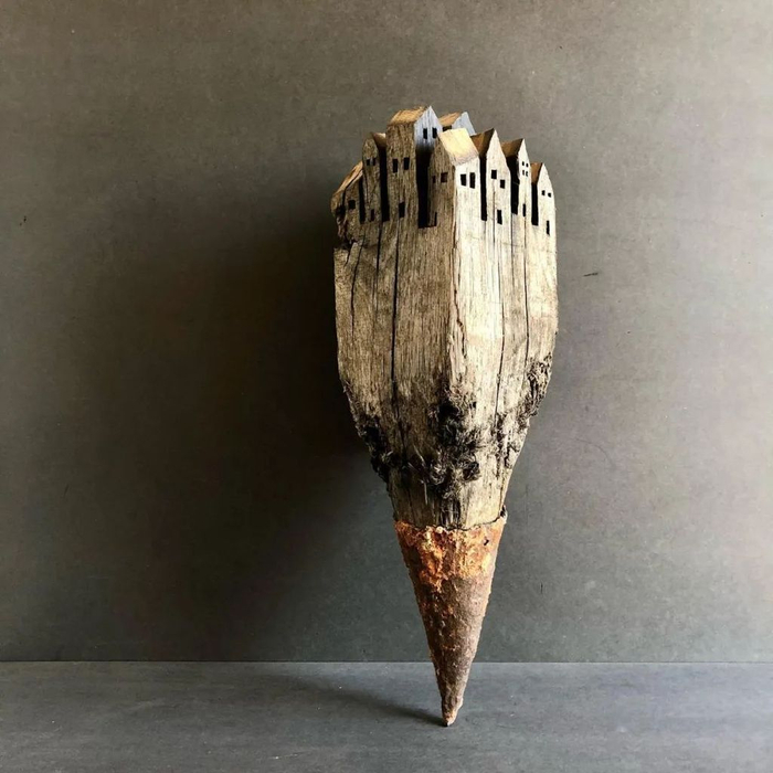 一块烂木头,把艺术性拉满,看懂你一定会爱上它|木雕|汉斯|老家_新浪