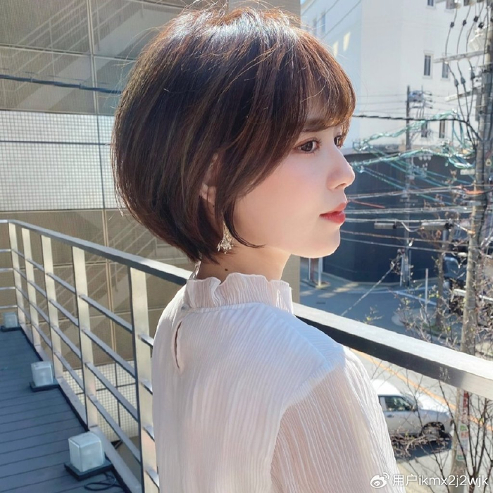 最具人气的女士短发:蓬松瘦脸,层次感满满,剪完显小10岁|层次感|短发