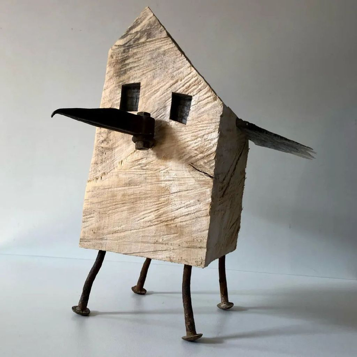 一块烂木头,把艺术性拉满,看懂你一定会爱上它|木雕|汉斯|老家_新浪