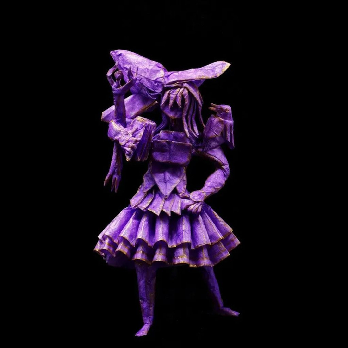 一张纸,不裁也不剪,折出逼真的关羽和兵马俑|折纸|克里斯|纸张_新浪