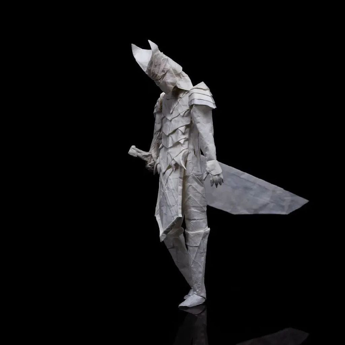 一张纸,不裁也不剪,折出逼真的关羽和兵马俑|折纸|克里斯|纸张_新浪