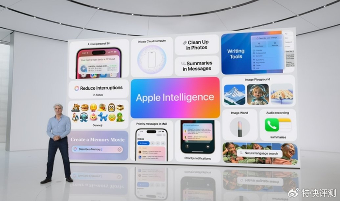 苹果2024全球开发者大会wwdc24推出apple intelligence人工智能套件
