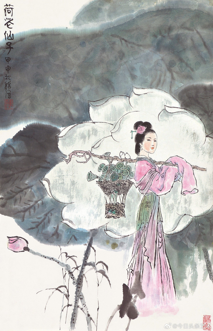 画家韩伍人物画