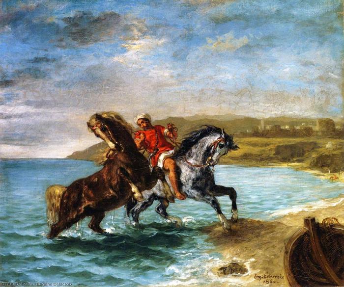 主义画家 eugène delacroix(欧仁·德拉克罗瓦,1798—1863)绘画作品