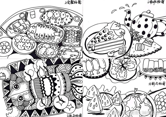 教以潜心丨希望美术教育2023下学期教师基本功考核(作品欣赏)