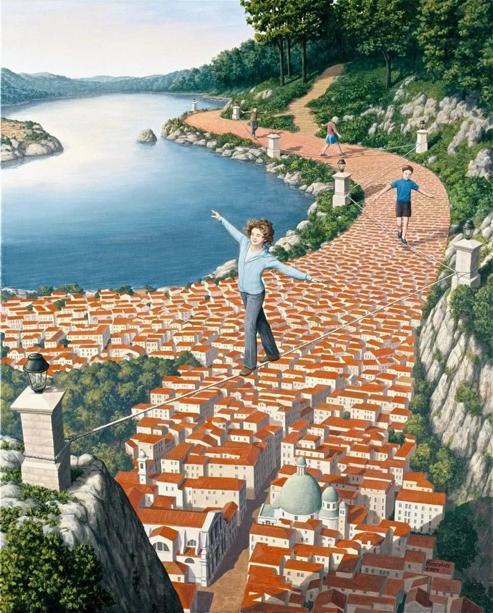 25幅超越维度的视幻觉画作,打破空间与时间,让人大脑错乱