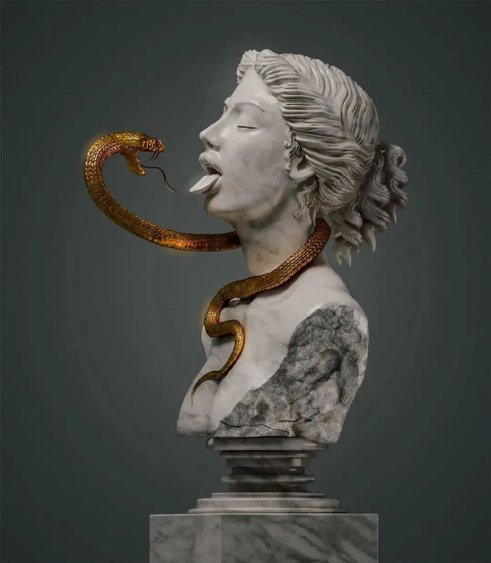 他用数字艺术,制作3d雕塑,结果让人眼前一亮|3d|雕塑|数字_新浪新闻