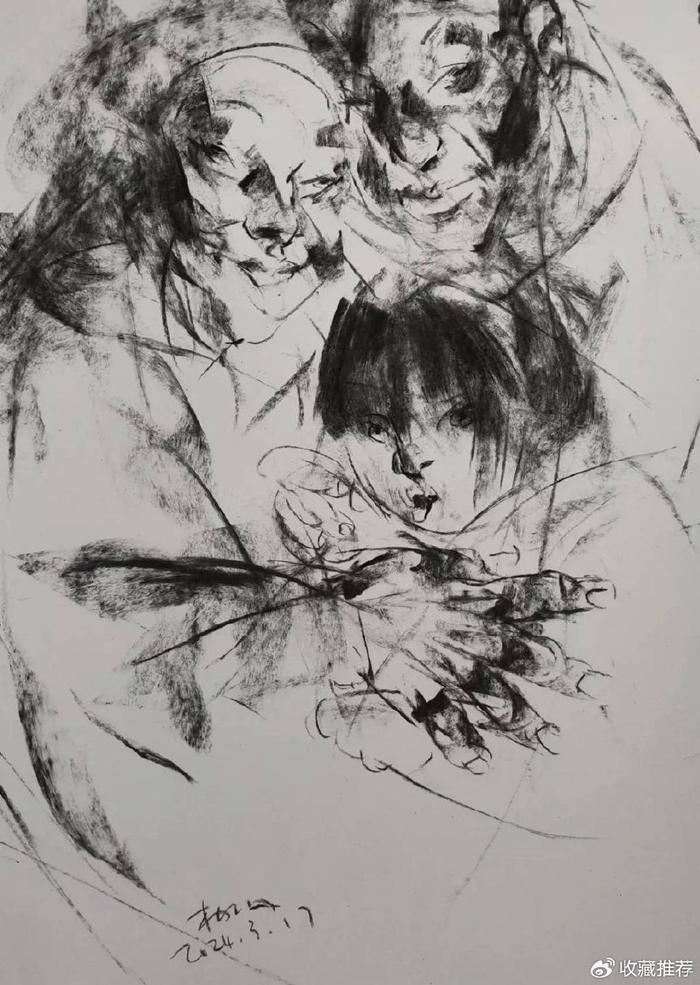 杨学军教授素描作品赏析(三)|烟火|记忆|杨学军_新浪新闻