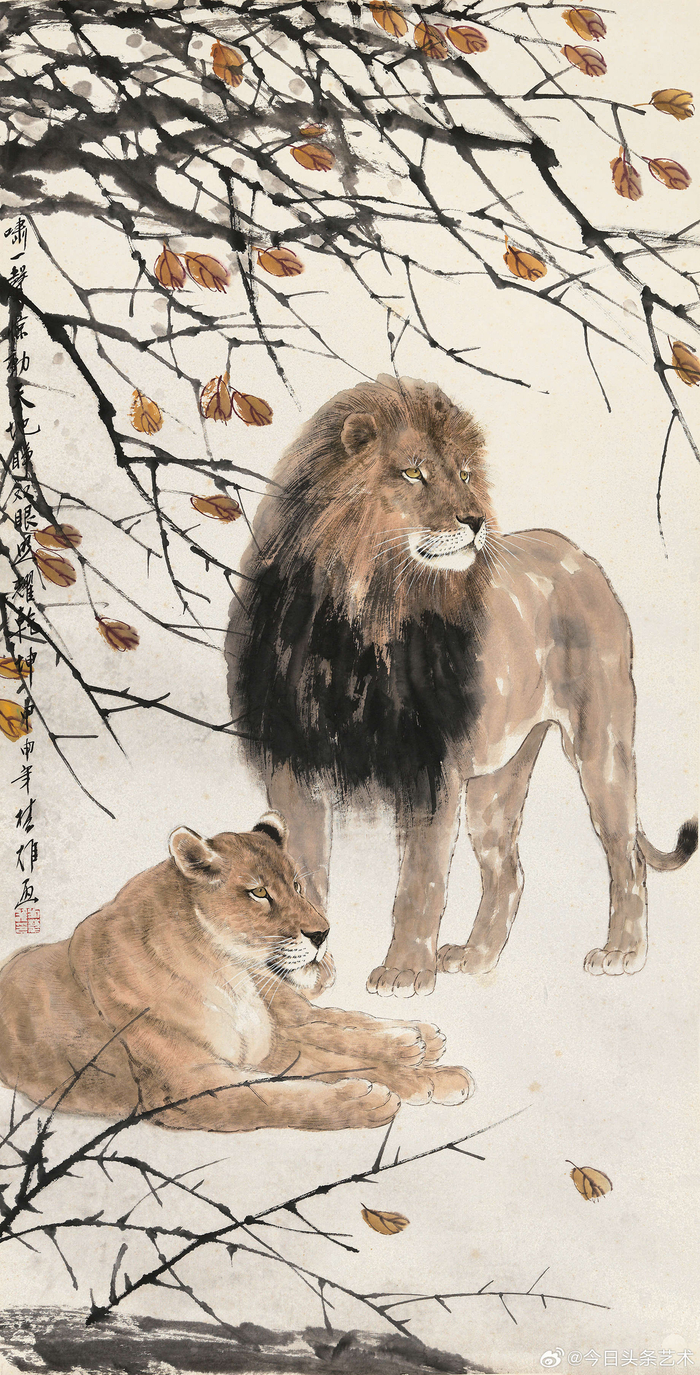 画家方楚雄笔下的动物